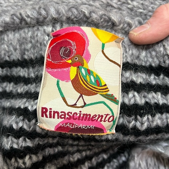 Rinascimento Maliparmi Mohair Blend Long Line Cardigan Size M - Picture 11 of 13